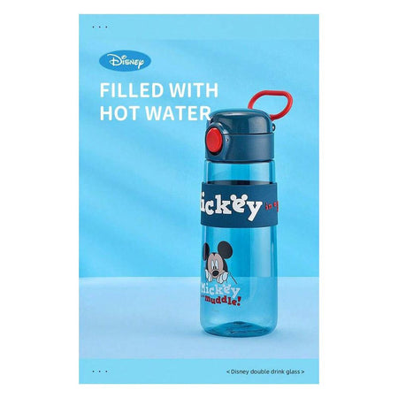 AJF Disney Micky Mouse Water Bottle, 680ml Capacity, Fall Resistant & Non Slip, Assorted Colors - Image 2