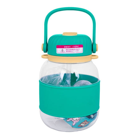AJF Plastic Doll Water Bottle, 950ml Capacity, Assorted Colors - Image 2