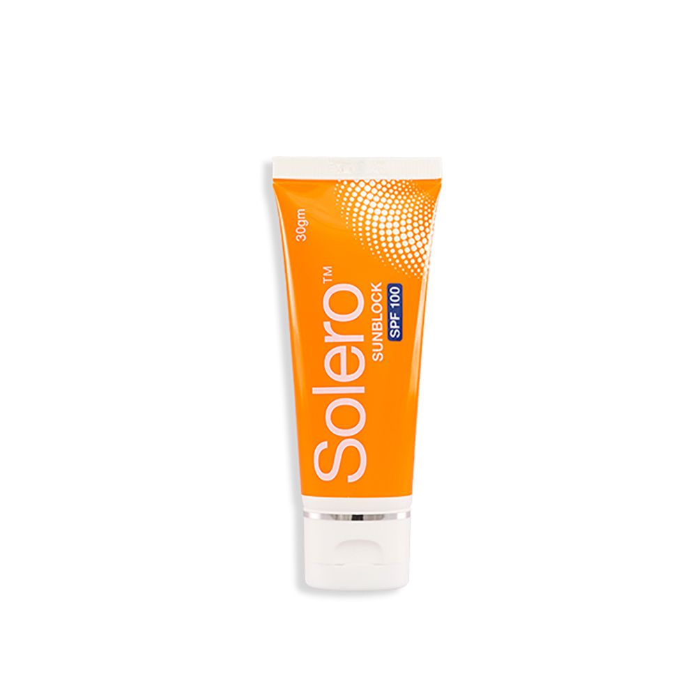 Solero Sun Block SPF-100, Protects UVA/UVB, Reduce Hyperpigmentation and Dark Spots, 30g - Image 2
