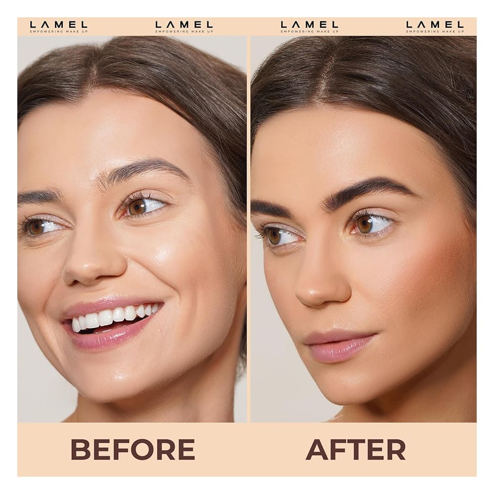 LAMEL Sun kissed Matte Bronzer Face Powder, 10g, 401 - Image 6