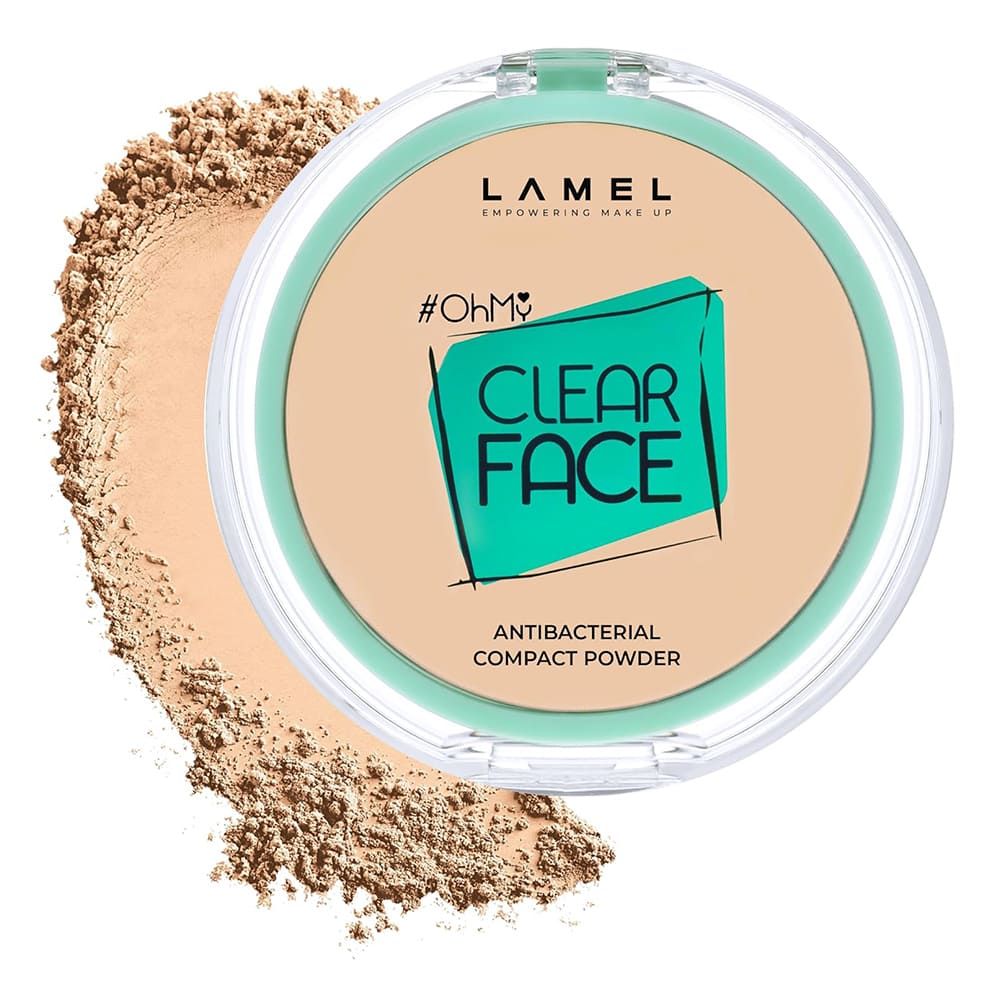 Lamel OhMy Clear Face Compact Powder, 9g, 402 Vanilla - Main Image