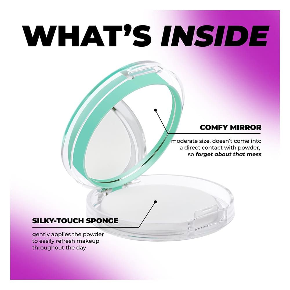 Lamel OhMy Clear Face Compact Powder, 9g, 402 Vanilla - Image 4