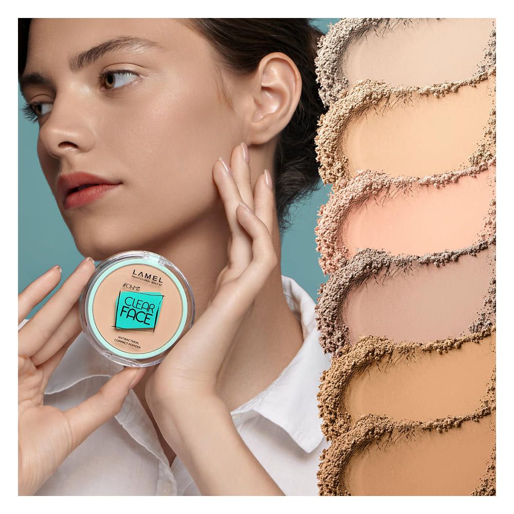 Lamel OhMy Clear Face Compact Powder, 9g, 402 Vanilla - Image 6