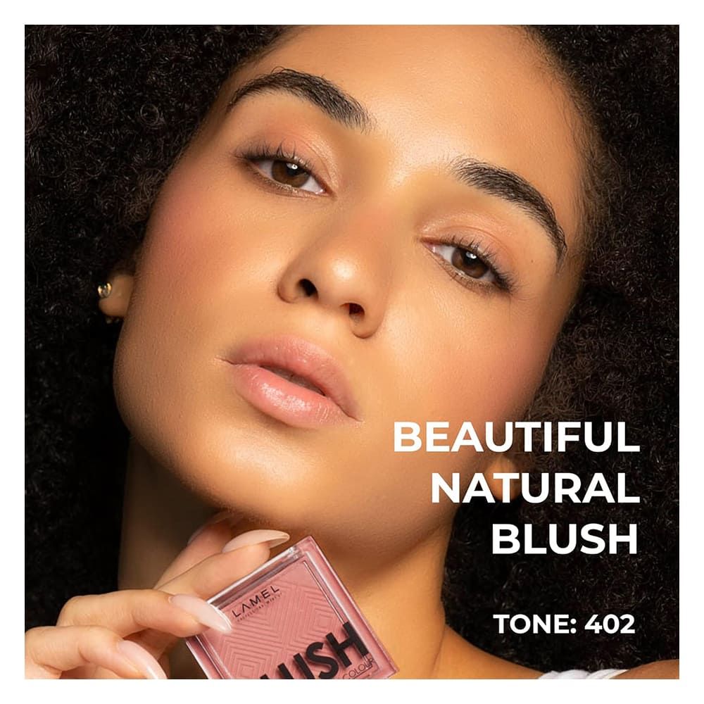 LAMEL Blush Cheek Shading and Contouring Powder, 3.8g, 402 Rouge - Image 3