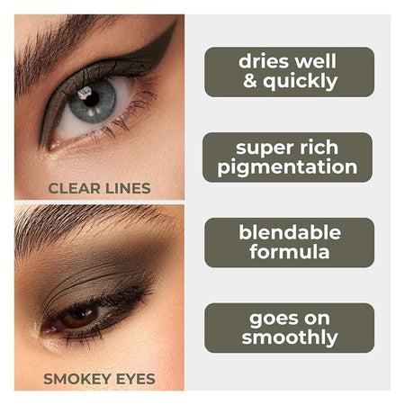 LAMEL Maad Eyes Liquid Eyeshadow, Long Lasting Waterproof Matte Eye Tint, 403 Savage - Image 5
