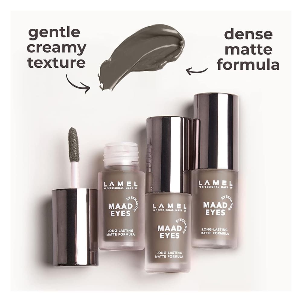 LAMEL Maad Eyes Liquid Eyeshadow, Long Lasting Waterproof Matte Eye Tint, 403 Savage - Image 6