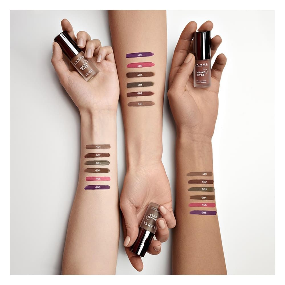 LAMEL Maad Eyes Liquid Eyeshadow, Long Lasting Waterproof Matte Eye Tint, 405 Sign - Image 7