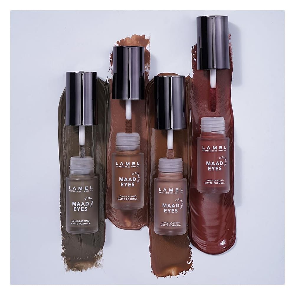 LAMEL Maad Eyes Liquid Eyeshadow, Long Lasting Waterproof Matte Eye Tint, 406 Oasis - Image 6