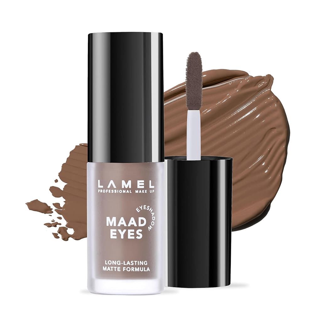 LAMEL Maad Eyes Liquid Eyeshadow, Long Lasting Waterproof Matte Eye Tint, 401 Crème - Main Image