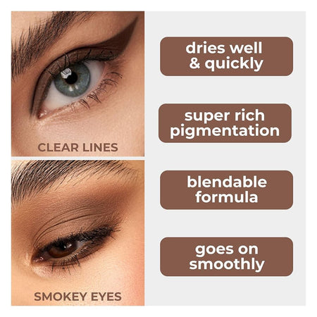 LAMEL Maad Eyes Liquid Eyeshadow, Long Lasting Waterproof Matte Eye Tint, 401 Crème - Image 6