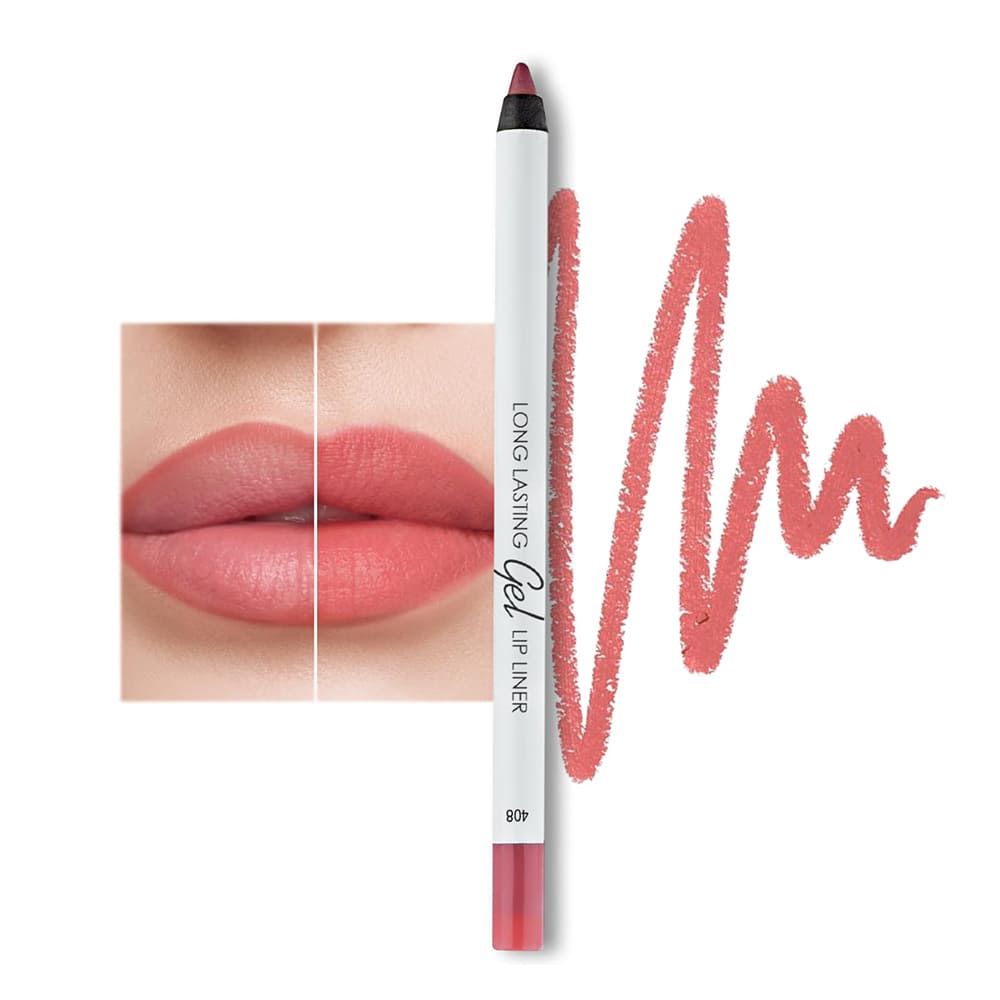 LAMEL Long Lasting Gel Lip Liner, 1.7g, 408 Pink Plum - Main Image