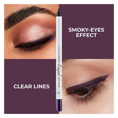 LAMEL Long Lasting Kajal Eyeliner, 1.4g, 404 Violet - Image 5