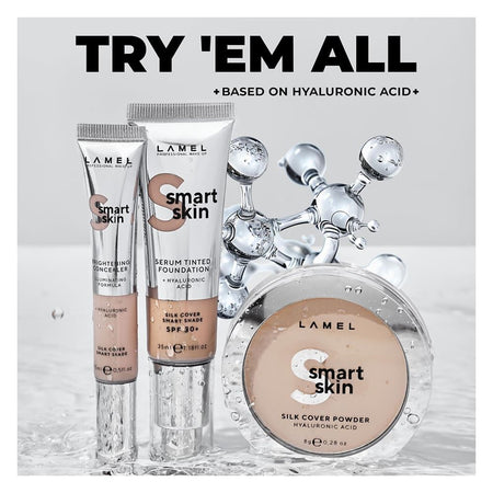 LAMEL Smart Skin Brightening Concealer With Hyaluronic Acid, 15ml, 402 Natural Beige - Image 7