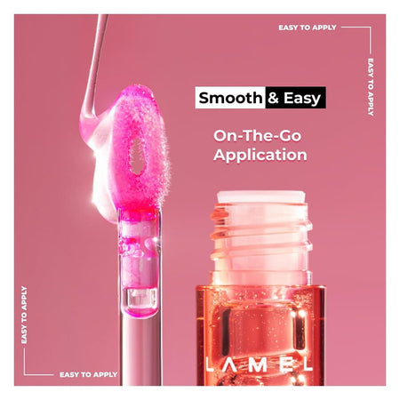 LAMEL All in One Lip Tinted Plumping Oil, 403 Watermelon - Image 7