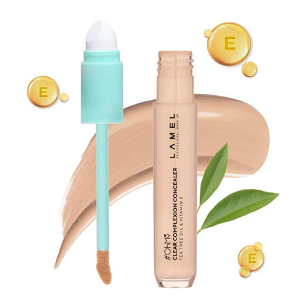 LAMEL OhMy Clear Face Concealer With Tea Tree Oil and Vitamin E, 7ml, 401 Light Beige - Main Image