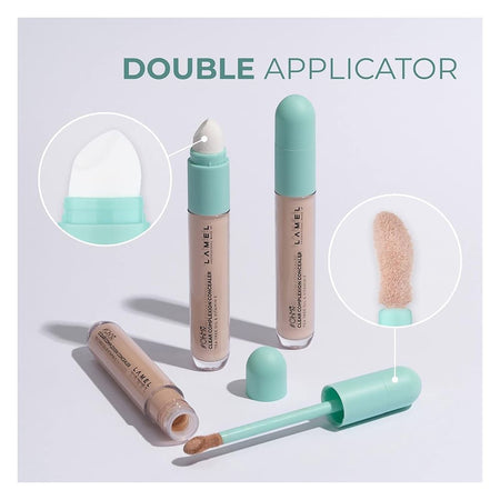 LAMEL OhMy Clear Face Concealer With Tea Tree Oil and Vitamin E, 7ml, 401 Light Beige - Image 3