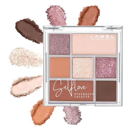 LAMEL Selflove Eyeshadow Palette, 7 Shades, 8.5g, Charmed 401 - Main Image