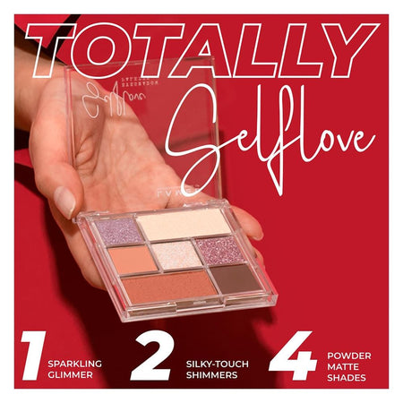 LAMEL Selflove Eyeshadow Palette, 7 Shades, 8.5g, Charmed 401 - Image 2