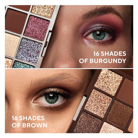 LAMEL 16 Shades Of Brown Shimmer and Matte Eyeshadow Palette, 16g, 16-3 - Image 7