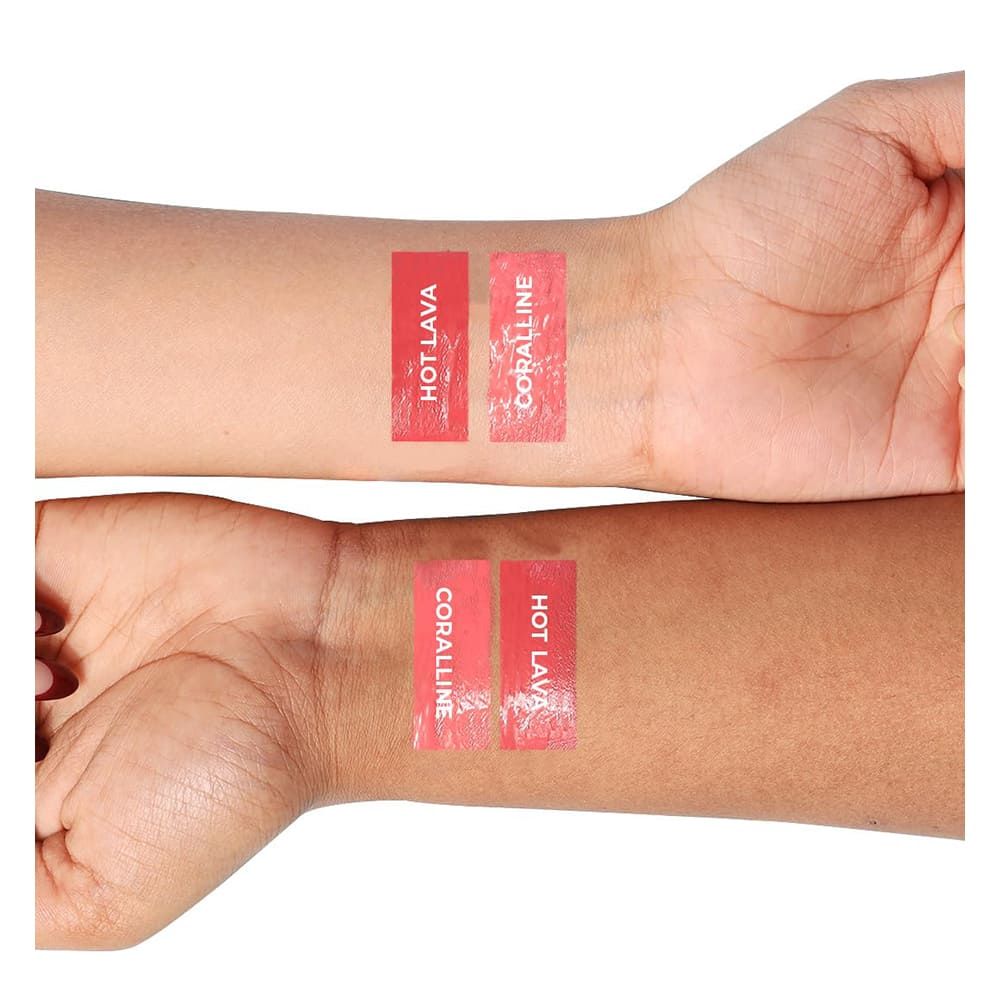 LAMEL Dewy Silk Finish Teint Cream Face BB Blush, 404 Hot Lava, 10ml - Image 7