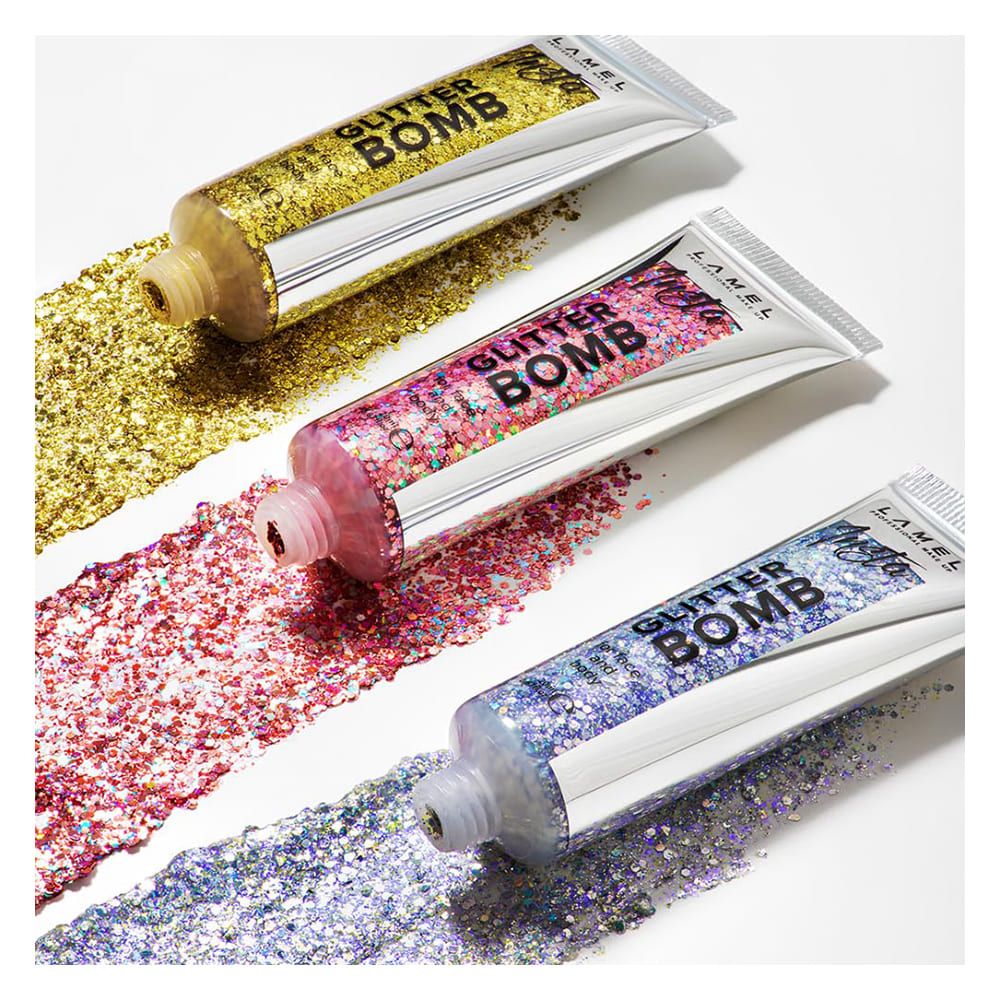 LAMEL Liquid Glitter For Face and Body INSTA Glitter Bomb, 20ml, 402 Flicker - Image 6