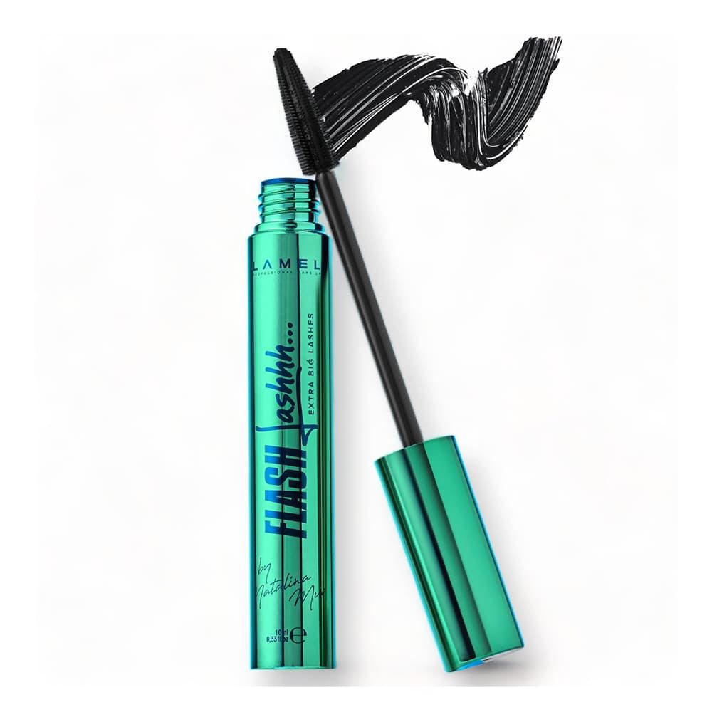 LAMEL Fly Lash Extension and Volumizing Mascara, Smudge Proof, Flake-Free, Ultra Black, 10ml - Main Image