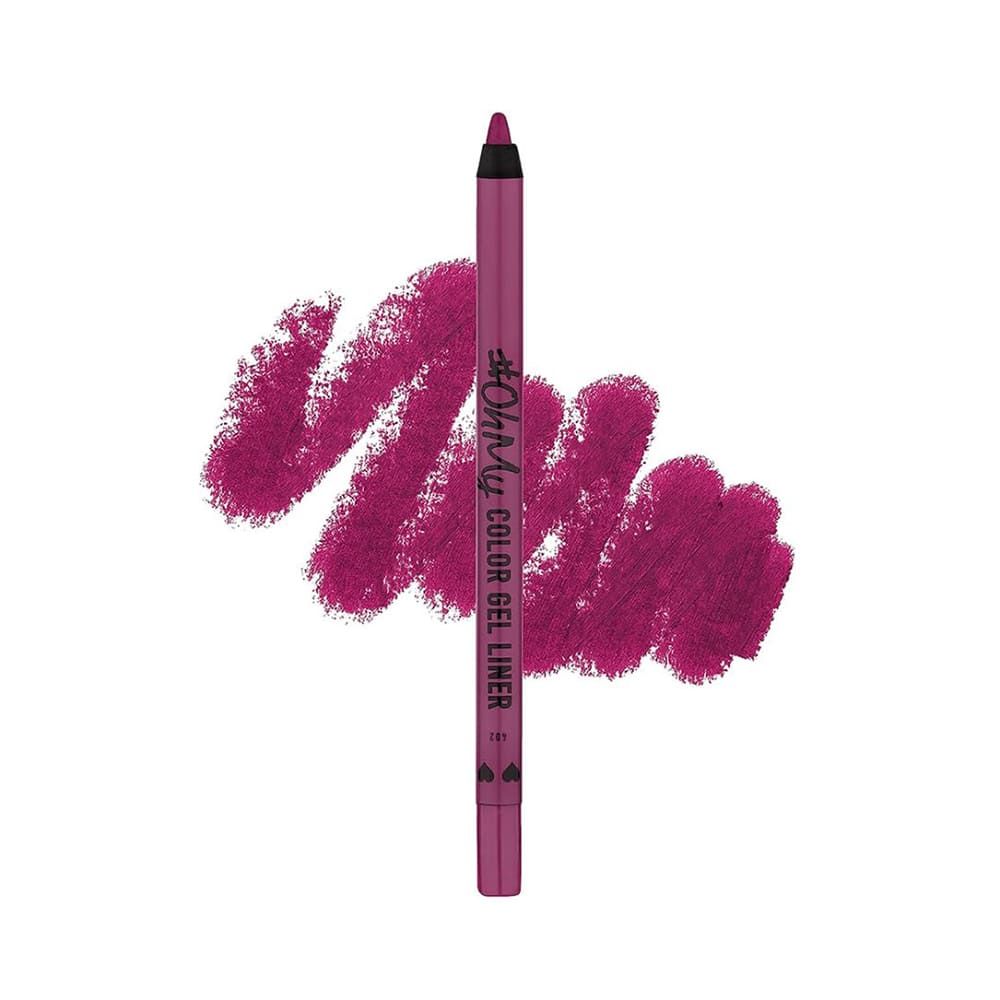 LAMEL OhMy Color Gel Eye Liner, Waterproof, Long-Lasting, 1.4g, 402 Pink - Main Image