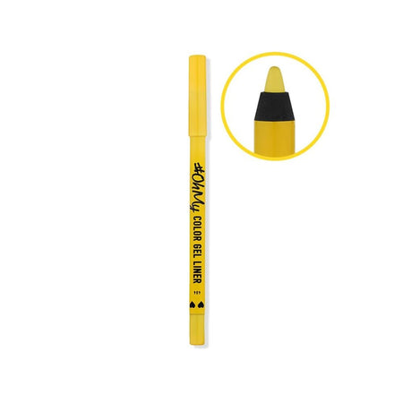 LAMEL OhMy Color Gel Eye Liner, Waterproof, Long-Lasting, 1.4g, 404 Yellow - Image 2