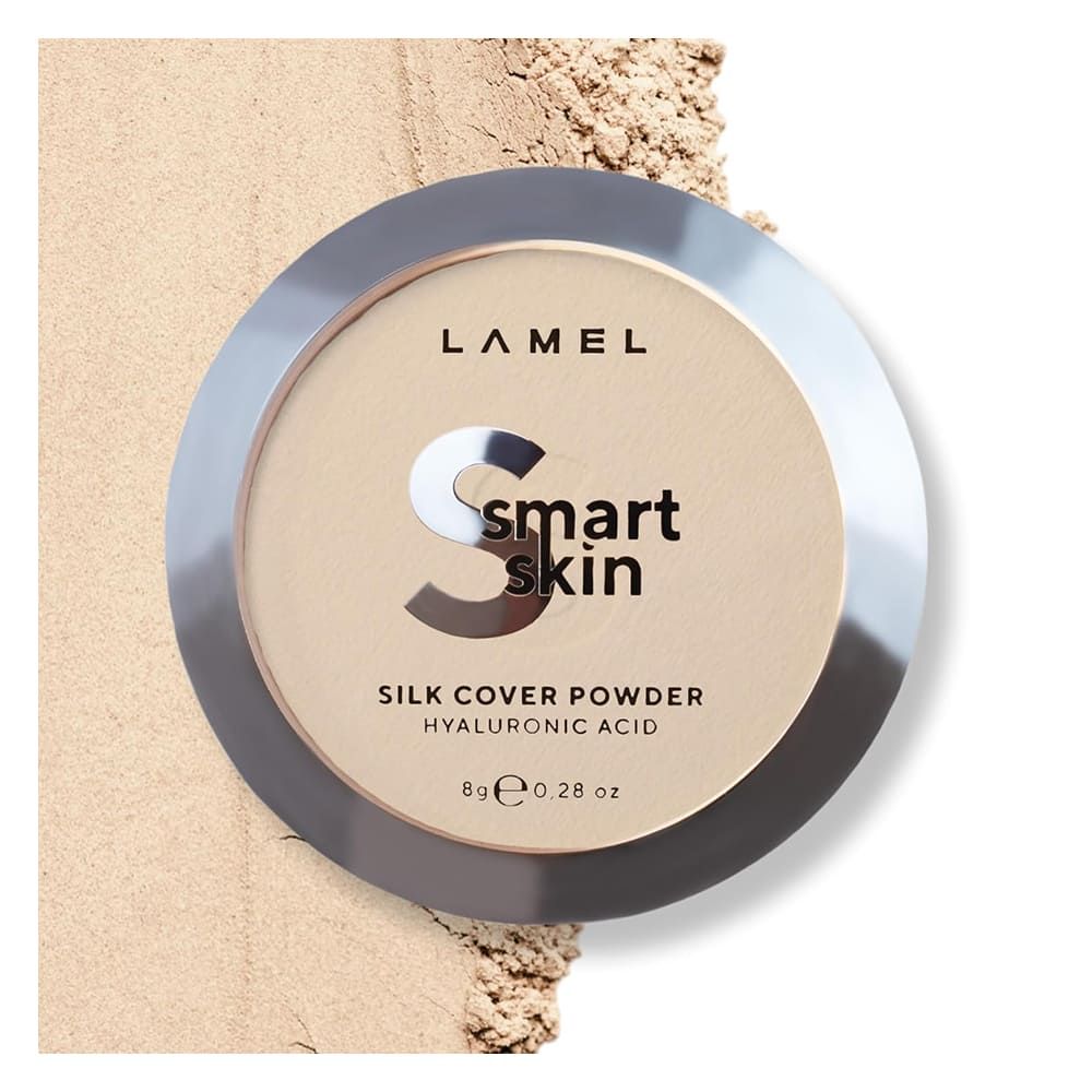 Lamel Smart Skin Silk Compact Powder With Hyaluronic Acid, 8g, 401 Vanilla - Main Image