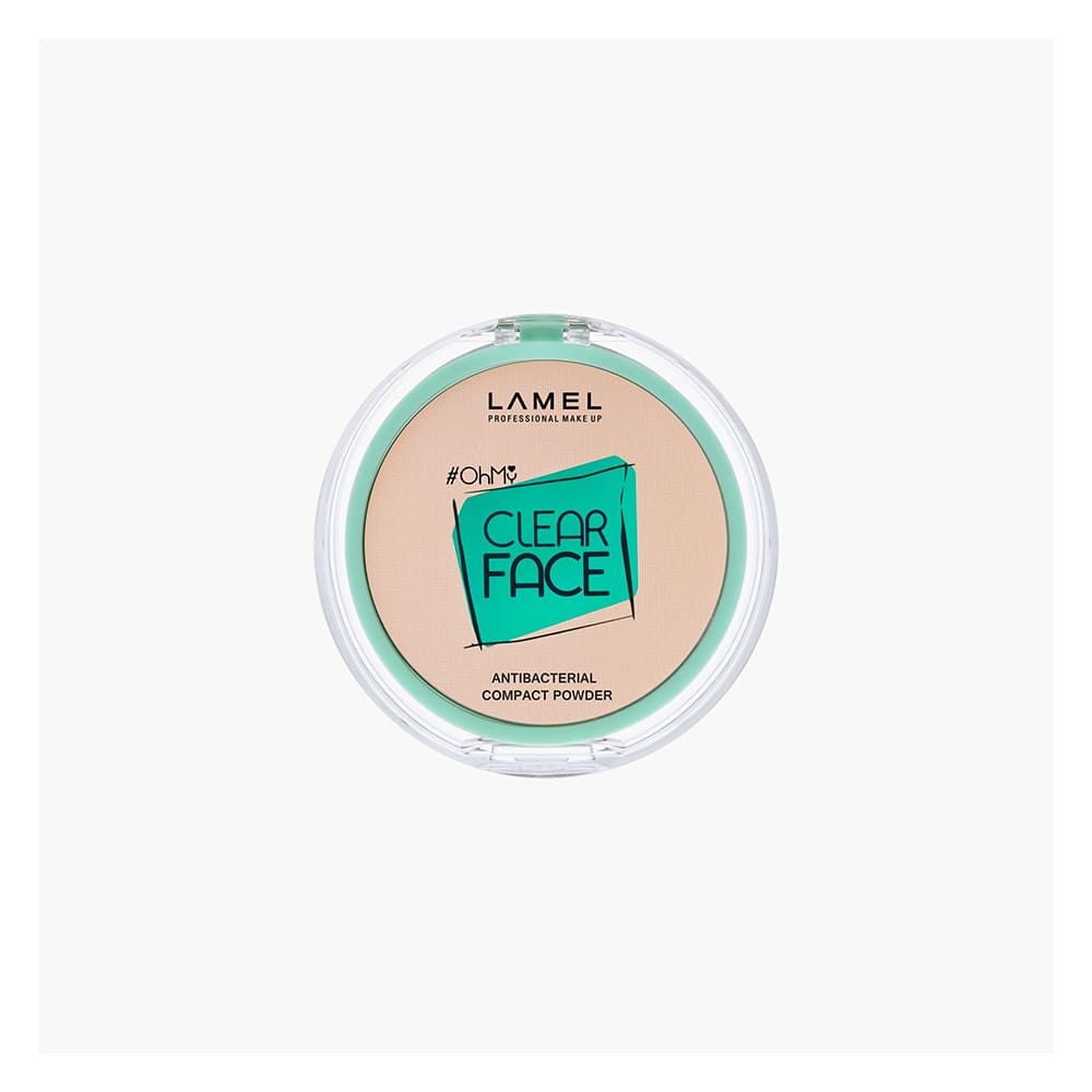 Lamel OhMy Clear Face Compact Powder, 9g, 403 Rosy Beige - Main Image