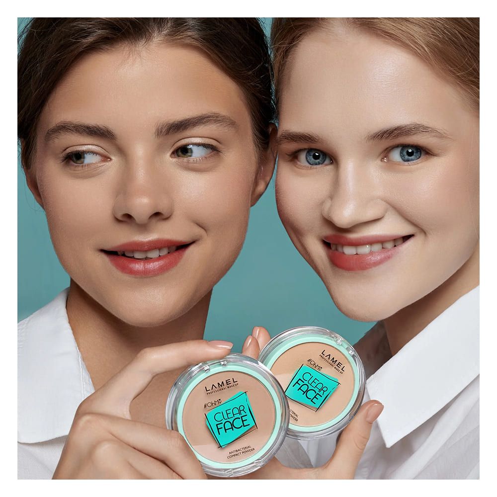 Lamel OhMy Clear Face Compact Powder, 9g, 403 Rosy Beige - Image 3