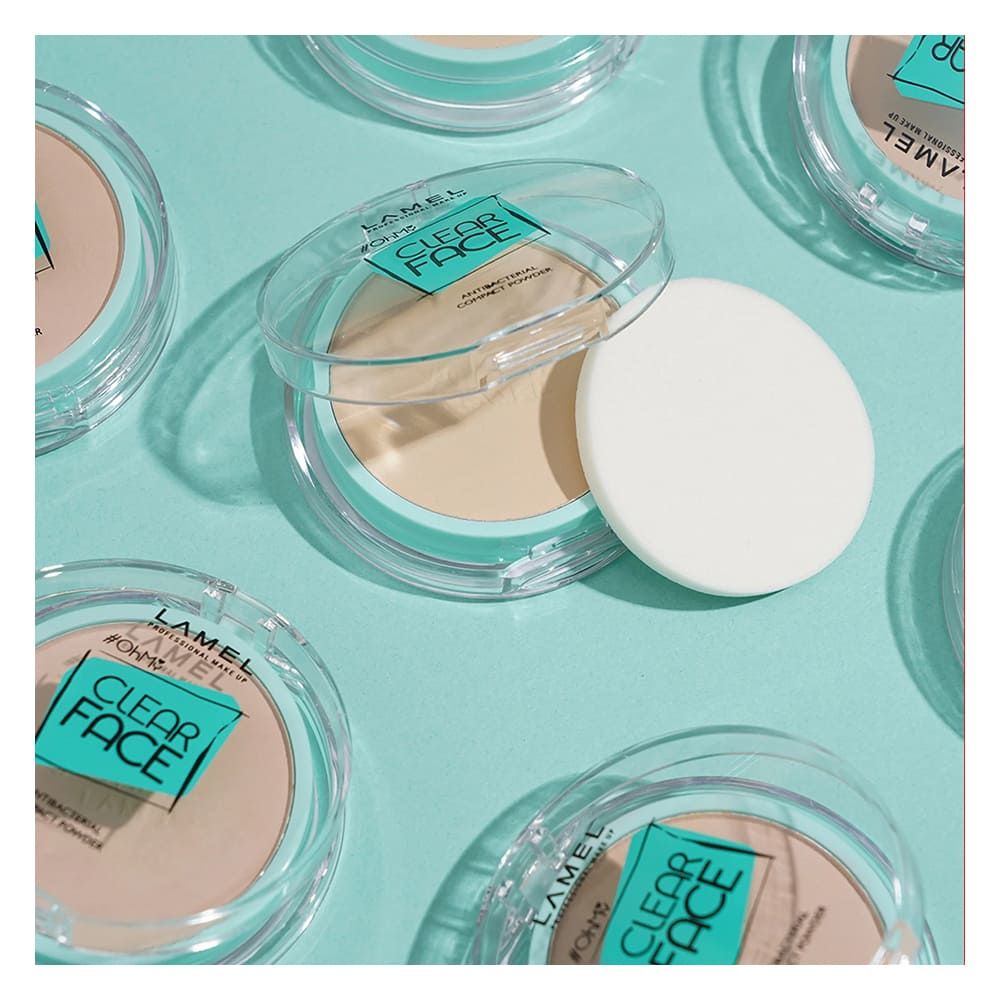 Lamel OhMy Clear Face Compact Powder, 9g, 403 Rosy Beige - Image 4