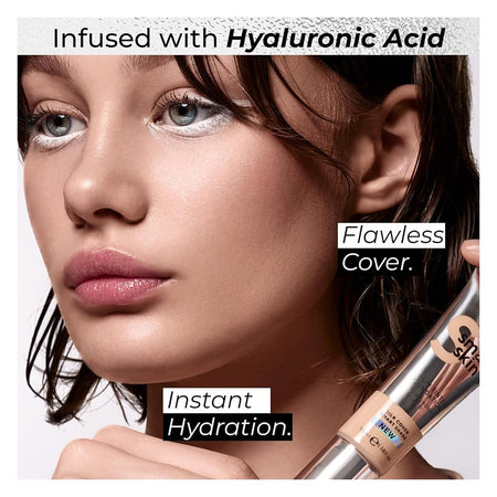 LAMEL Smart Skin Serum Tinted Foundation With Hyaluronic Acid, 35ml, 403 Ivory - Image 2
