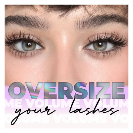 LAMEL Volume Double Oversize Mascara, Smudge Proof, Flake-Free, Vibrant Black - Image 2