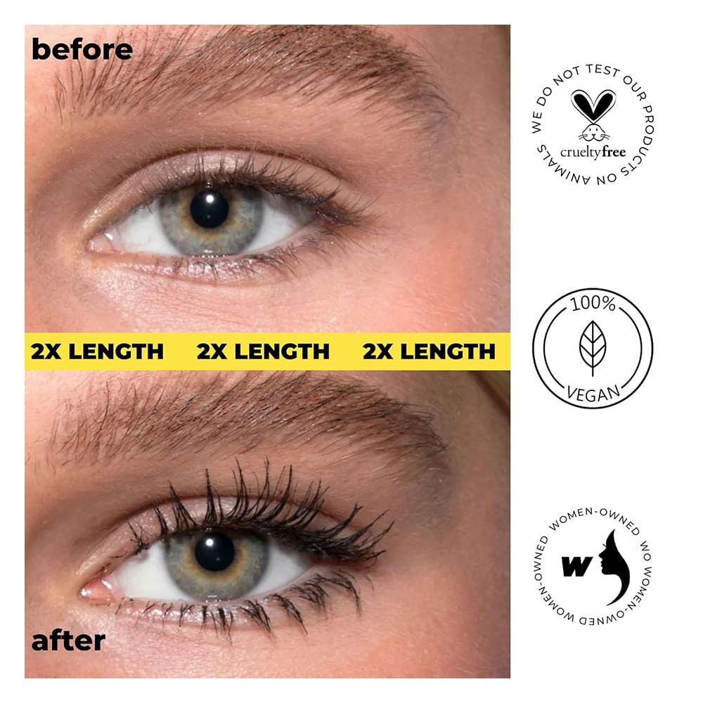 LAMEL Cult Length & Curl Mascara, Smudge Proof, Flake-Free, 402 Ultra Black - Image 4