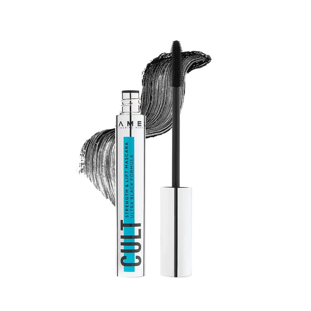 LAMEL Cult Strength & Lift Mascara, Smudge Proof, Flake-Free, 403 Ultra Black - Main Image