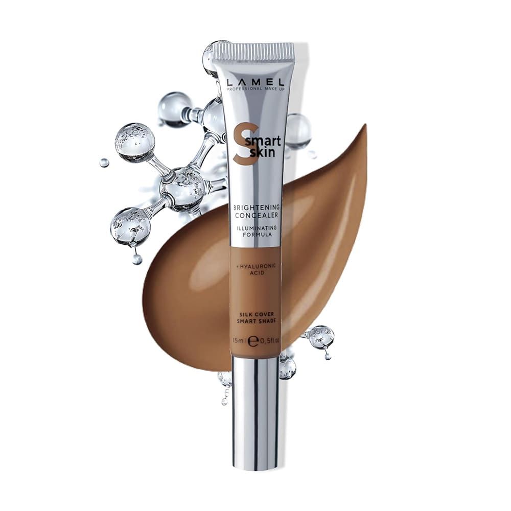 LAMEL Smart Skin Brightening Concealer With Hyaluronic Acid, 15ml, 406 Medium Deep - Main Image