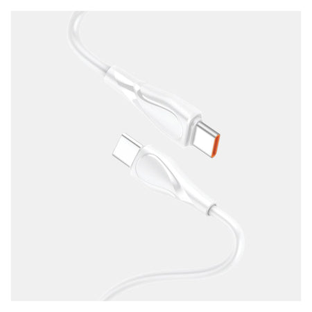 West Point USB-C To USB-C Data Cable, White, WP-316 - Main Image