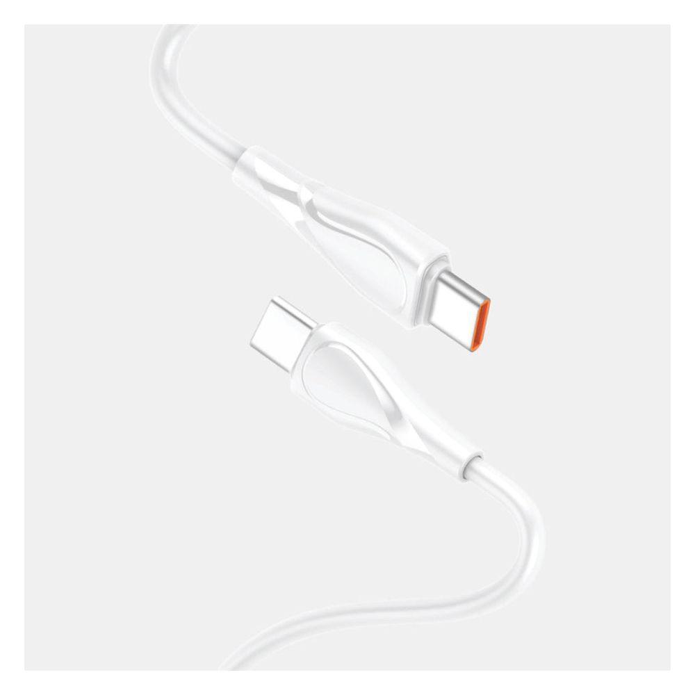 West Point USB-C To USB-C Data Cable, White, WP-316 - Main Image