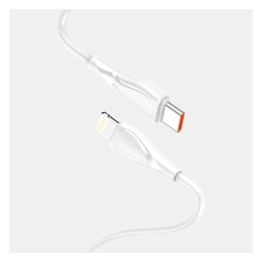 West Point USB-C To Lightening Data Cable, White, WP-317 - Main Image