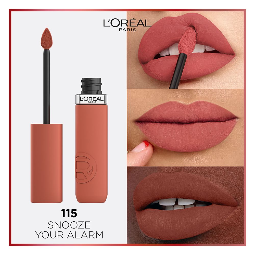 L'Oreal Paris Infallible Matte Resistance Liquid Lipstick, 115 Snooze Your Alarm - Main Image