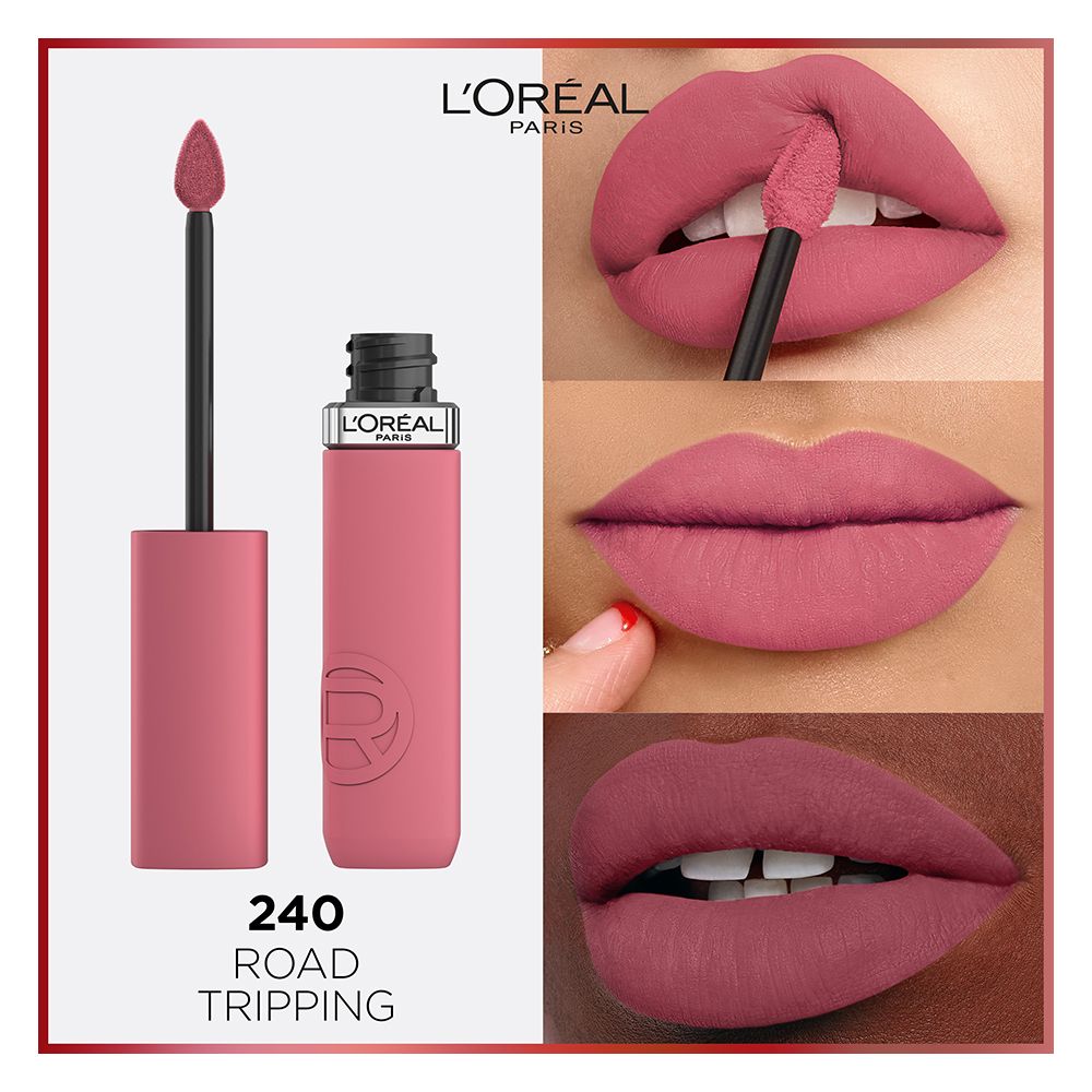 L'Oreal Paris Infallible Matte Resistance Liquid Lipstick, 240 Road Tripping - Main Image