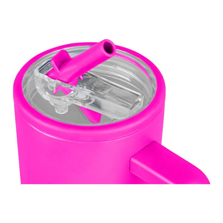 AJF HydroJug Stainless Steel Tumbler With Handle & Flip Straw, 1.18ml, Mature Pink - Image 2