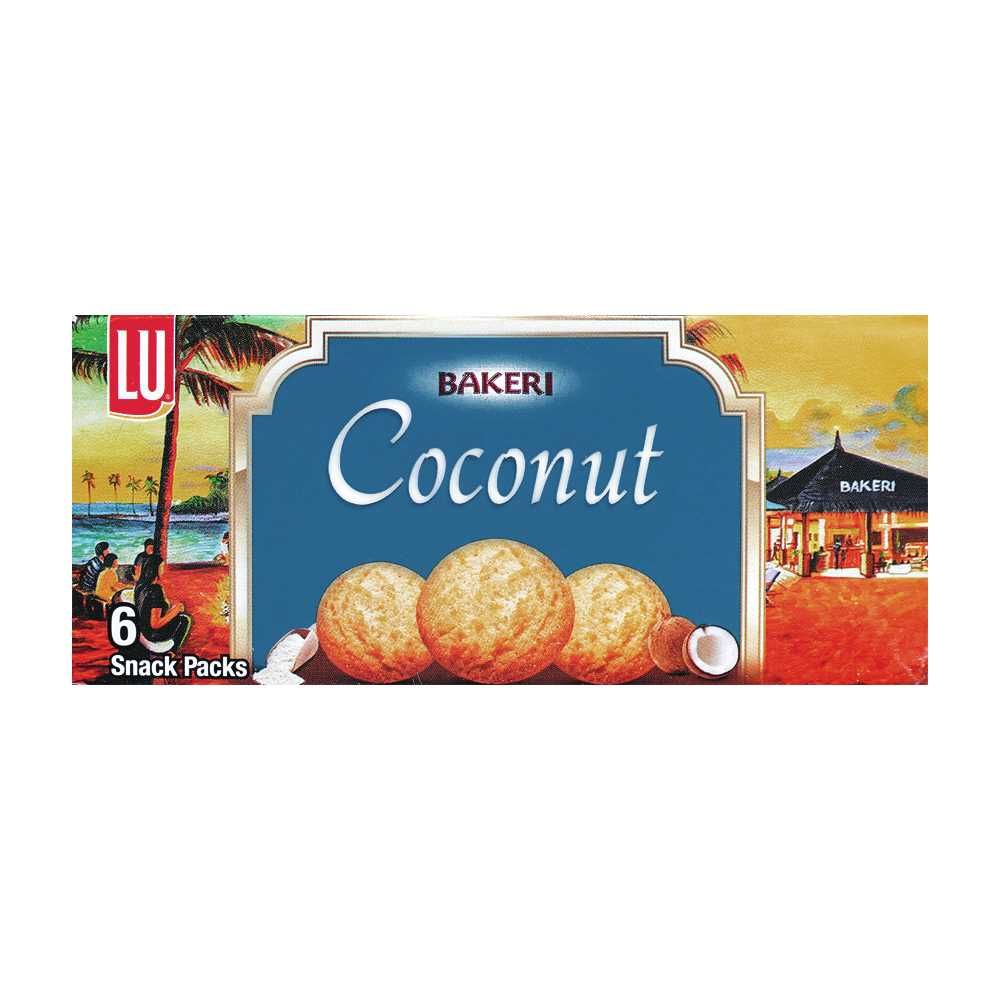 LU Bakeri Coconut Cookies, 6 Snack Packs - Image 2