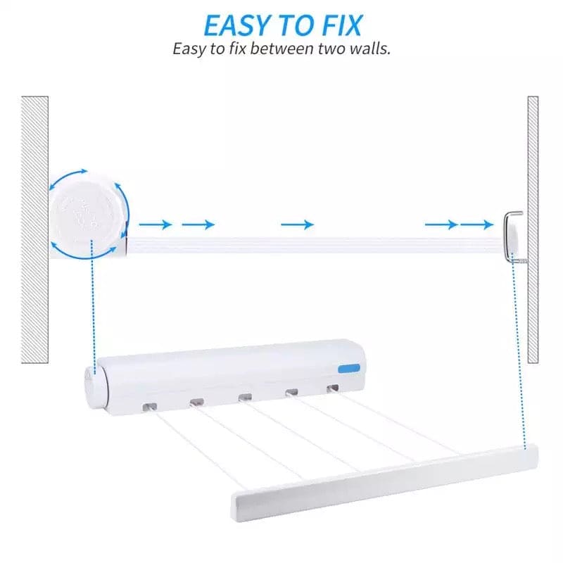 Heavy Duty Retractable Hang Drying Rack - image 4