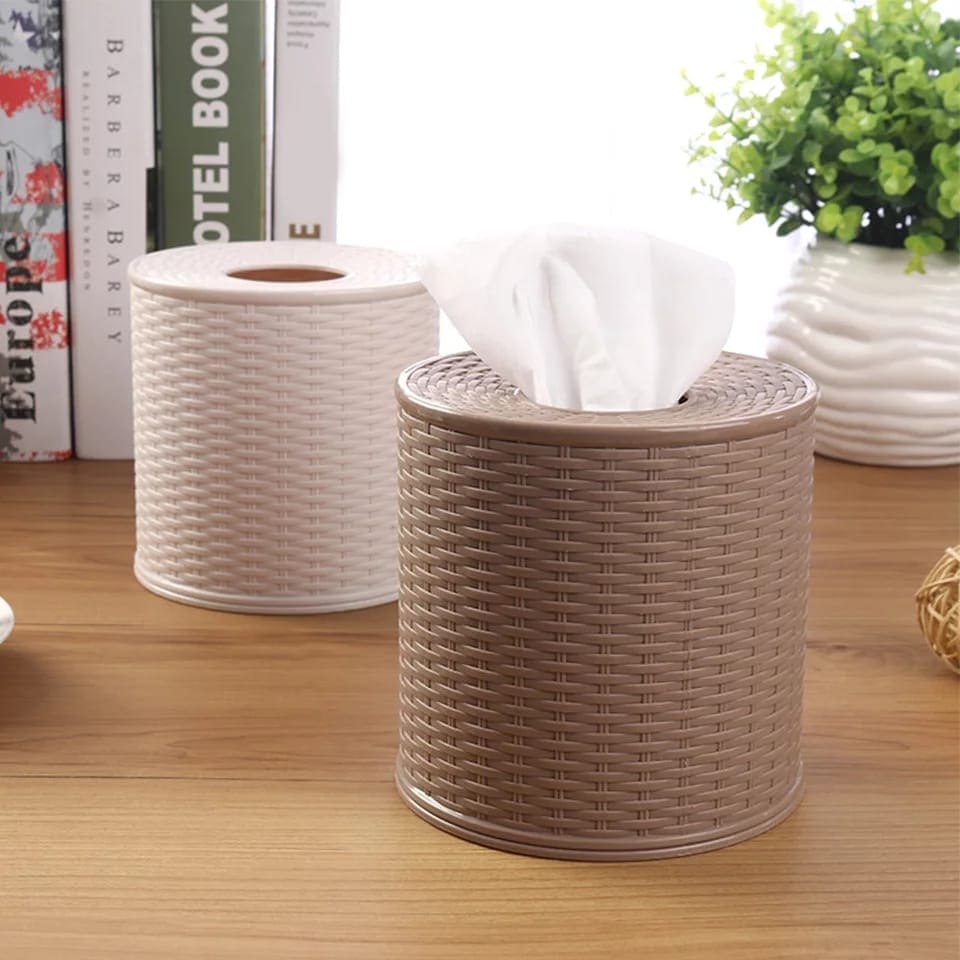 Round Container For Tissue - image 1