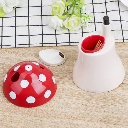 Creative Press Type Mushroom Toothpick Box - image 3