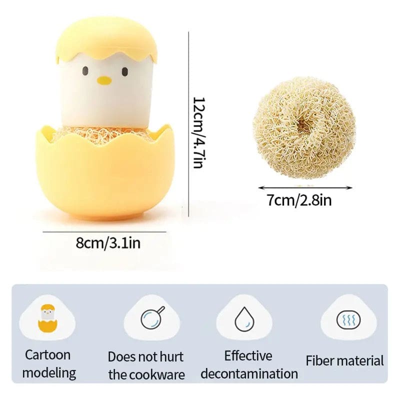 Cute Egg Kitchen Cleaning Brush - image 14