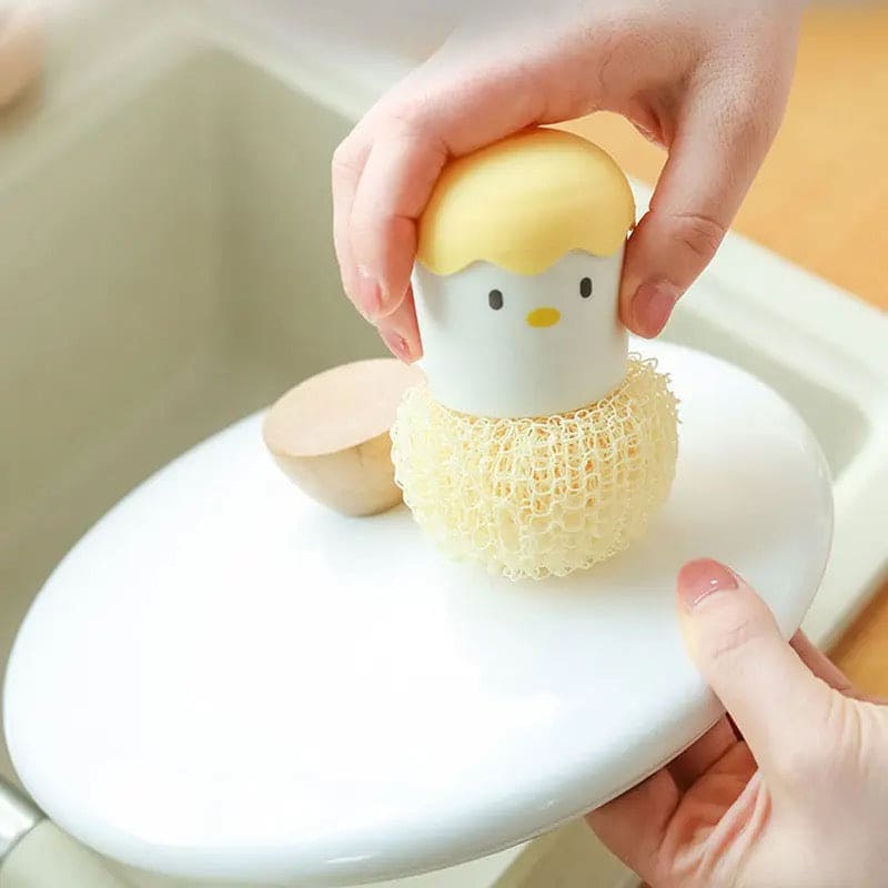 Cute Egg Kitchen Cleaning Brush - image 5