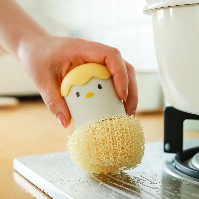 Cute Egg Kitchen Cleaning Brush - image 4